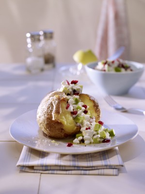 Cranberry Dip Baked Potato