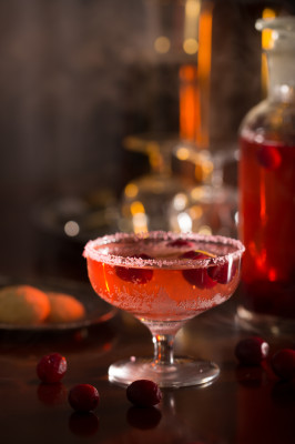 Cranberry Champagne Spritzer